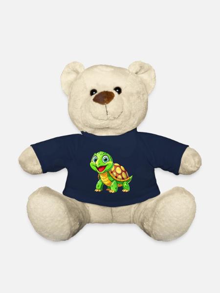 Méga Tortue Mignonne - Nounours - bleu marine