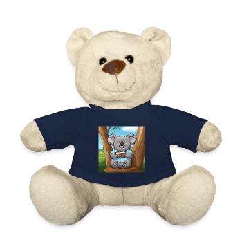 The Musical Koala - Teddy Bear - french navy - Front