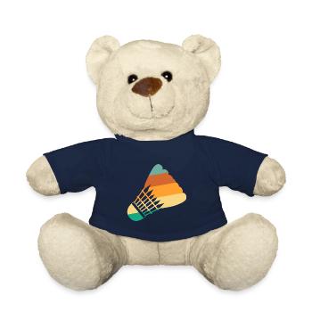 Federballspieler, Badmintonspieler, Retro-Sport - Teddy - French Navy - Vorne