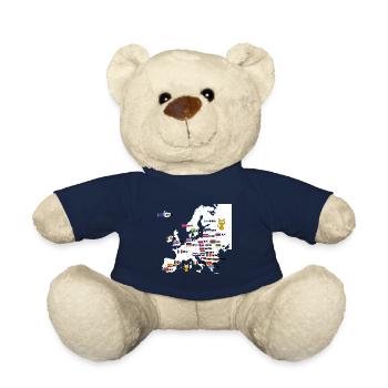 Katzen Karte Name von Katzen - Teddy - French Navy - Vorne