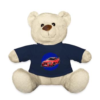 Jdm Halloween edition / Tuning Mechanic Costume - Teddy Bear - french navy - Front