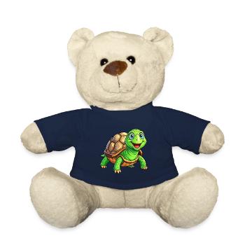 Mega Cute Turtle - Teddy Bear - french navy - Front