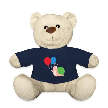 Schnecke mit Luftballons - Teddy - French Navy - Vorne