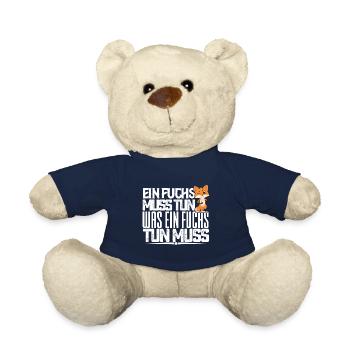 Ein Fuchs muss tun, was ein Fuchs tun muss. quotes - Teddy - French Navy - Vorne