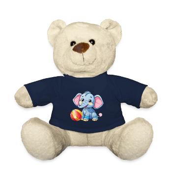 Jouer à Baby Elephant - Nounours - bleu marine - Devant
