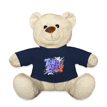 Take it Easy English Sayings Motivate Graffiti - Teddy Bear - french navy - Front