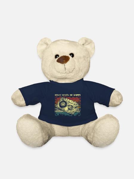 Musique vintage - Nounours - bleu marine