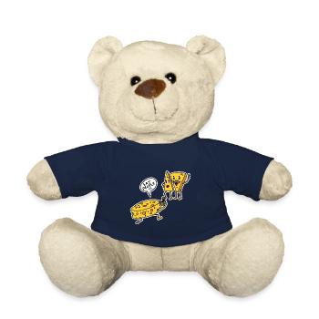 Funny Photography Pun - Teddy Bear - french navy - Front