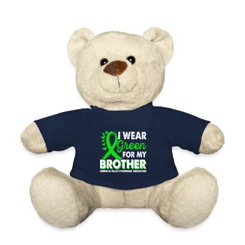Wear green for awareness of the - Teddy Bear - french navy - Front