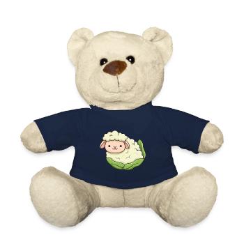 Schaf-Blumenkohl-Design für Schaf-Liebhaber - Teddy - French Navy - Vorne