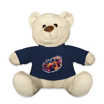 Sports Car Tuning Car - Teddy Bear - french navy - Front