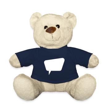Sprechblase Denkblase Beschriften Speechbubble - Teddy - French Navy - Vorne