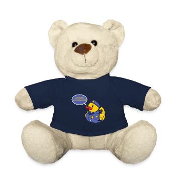 Ente Badewanne Entspannung - Teddy - French Navy - Vorne