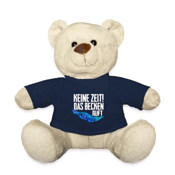 Keine Zeit das Becken ruft Schwimmen Schwimmer - Teddy - French Navy - Vorne