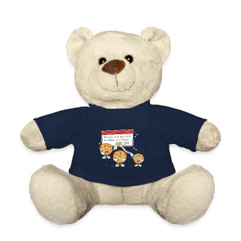 Delete Cookies Geek tech humor Computer Scientist - Teddy Bear - french navy - Front