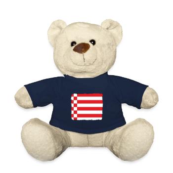 Bremen Flagge Bremer Fahne - Teddy - French Navy - Vorne