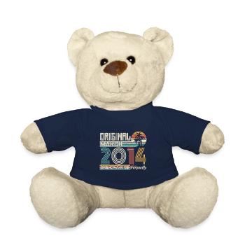 März 2014 Geburtstag März 2014 Geschenk - Teddy - French Navy - Vorne