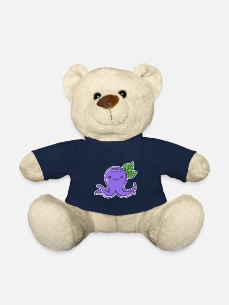 Conception de bleuet pieuvre pour les amateurs de kraken - Nounours - bleu marine