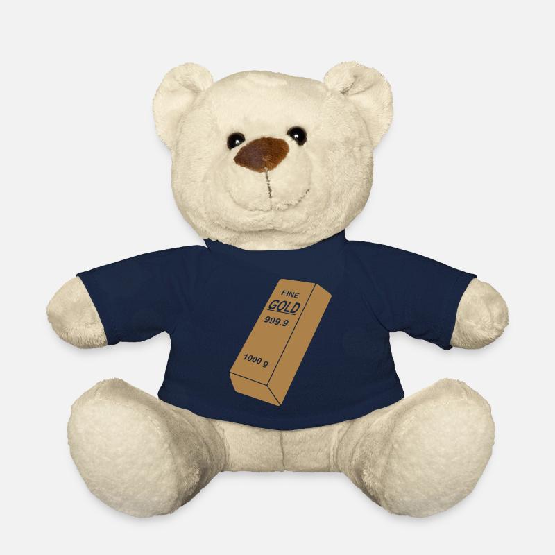 lingot d'or - Nounours - bleu marine