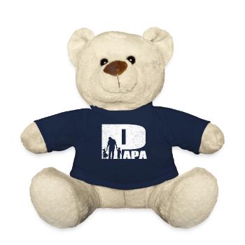 Papa - Teddy Bear - french navy - Front