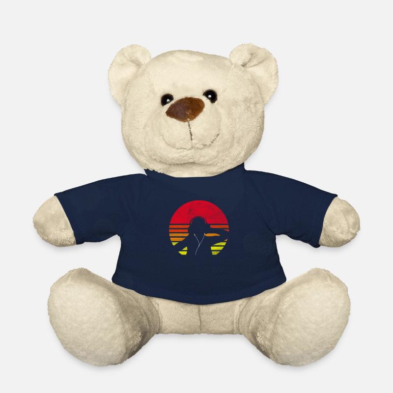DJ Deejay DJing Retro - Teddy Bear - french navy