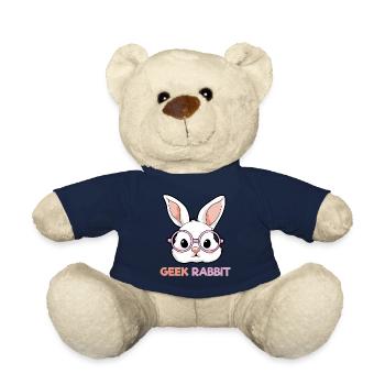 Geek Rabbit - Teddy Bear - french navy - Front