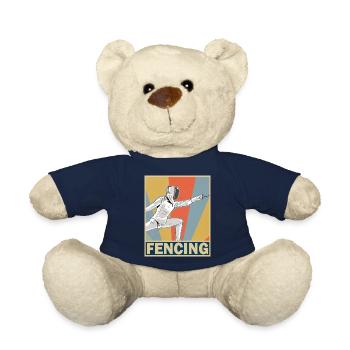 fencing - Teddy Bear - french navy - Front