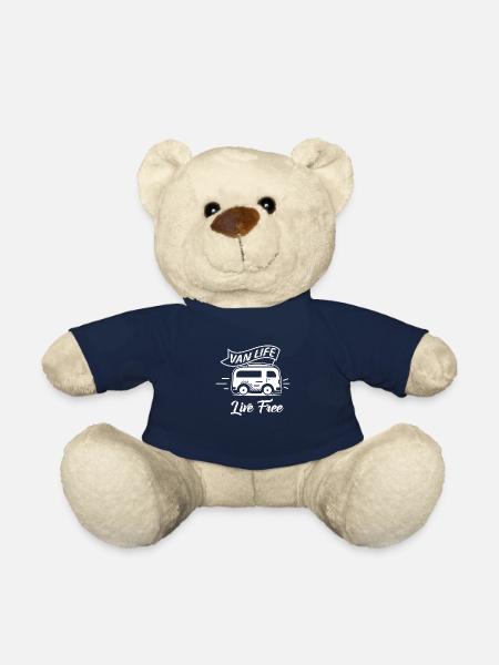 Aventure attend, Funny Camping Gift Randonnée Voyage - Nounours - bleu marine
