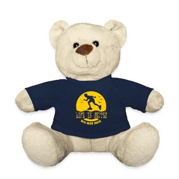 Inlineskater Rollschuhe Sport Fitness Geschenk - Teddy - French Navy - Vorne