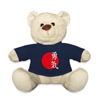 Bravery courage Japan culture of Japan - Teddy Bear - french navy - Front