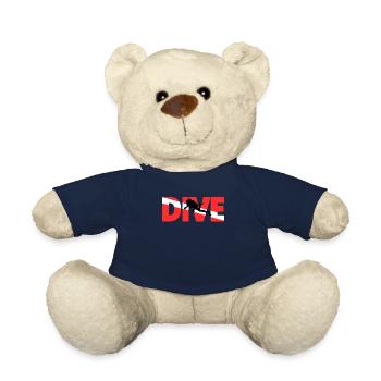 Dive Taucher Tiefseetaucher Tauchen Geschenk - Teddy - French Navy - Vorne