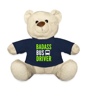 Bus Driver School Bus Bus School Bus Driver Gift - Teddy Bear - french navy - Front