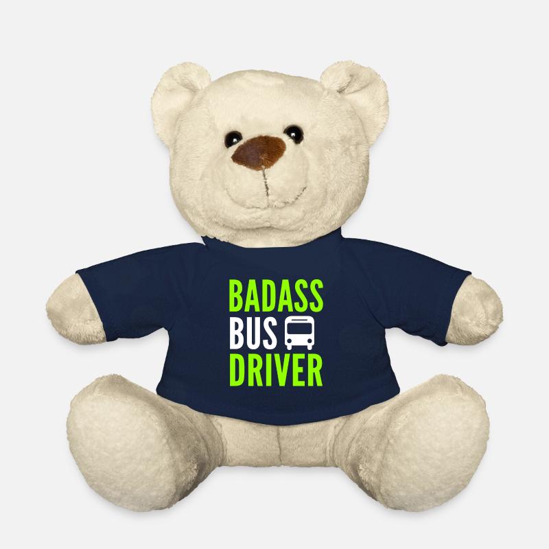 Bus Driver School Bus Bus School Bus Driver Gift - Teddy Bear - french navy