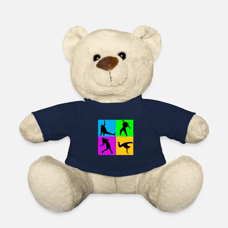 Hip hop dance dancer break dance dancer gift - Teddy Bear - french navy