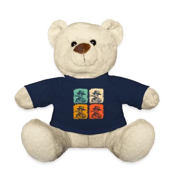 Pestdoktor Retro PopArt Geschenk - Teddy - French Navy - Vorne