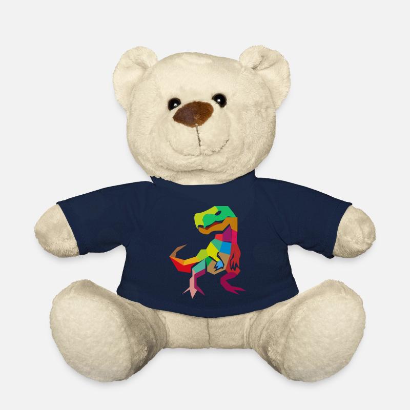 Abstract T-Rex trex tyrannosaurus gift idea - Teddy Bear - french navy
