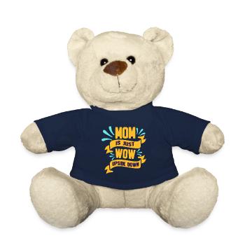 Maman est juste incroyable cadeau Mom Wow - Nounours - bleu marine - Devant