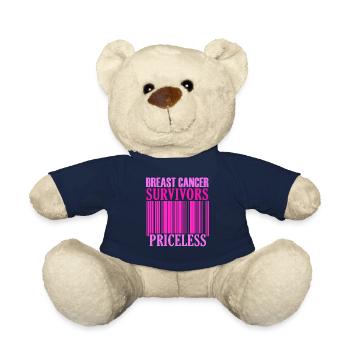 Sensibilisation inestimable au cancer du sein - Nounours - bleu marine - Devant