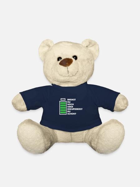Elektroauto E-Auto Akku Rekuperieren Geschenk - Teddy - French Navy