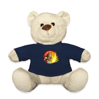 Schweißer bei der Arbeit - Lustiges EisenschweißarbeiterGeschenk - Teddy - French Navy - Vorne