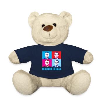 Macron gives off angry French citizen revolt - Teddy Bear - french navy - Front
