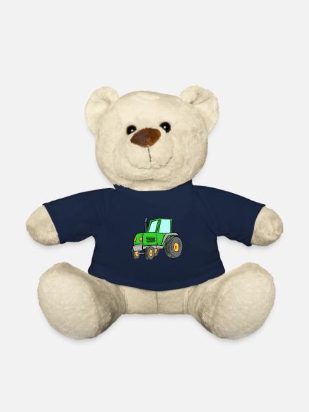 tractor - Teddy Bear - french navy