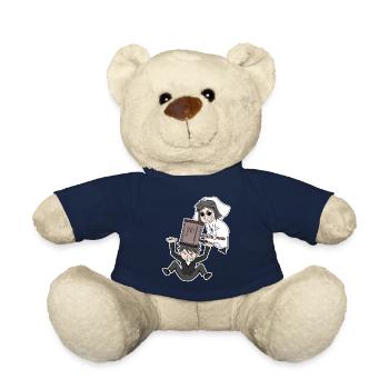 Married funny - Teddy Bear - french navy - Front