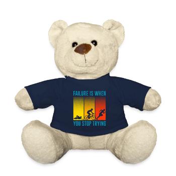 Endurance Sports Triathlon Marathon Triathlete - Teddy Bear - french navy - Front