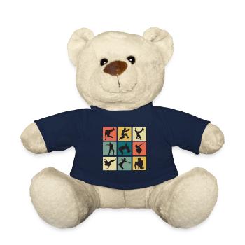 Vintage Breakdance Moves B-Boy Breakdancer - Teddy - French Navy - Vorne