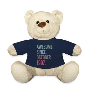 Awesome Since October 1997 - Teddy Bear - french navy - Front