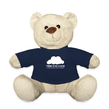 Server Cloud Spruch Informatiker Coder - Teddy - French Navy - Vorne