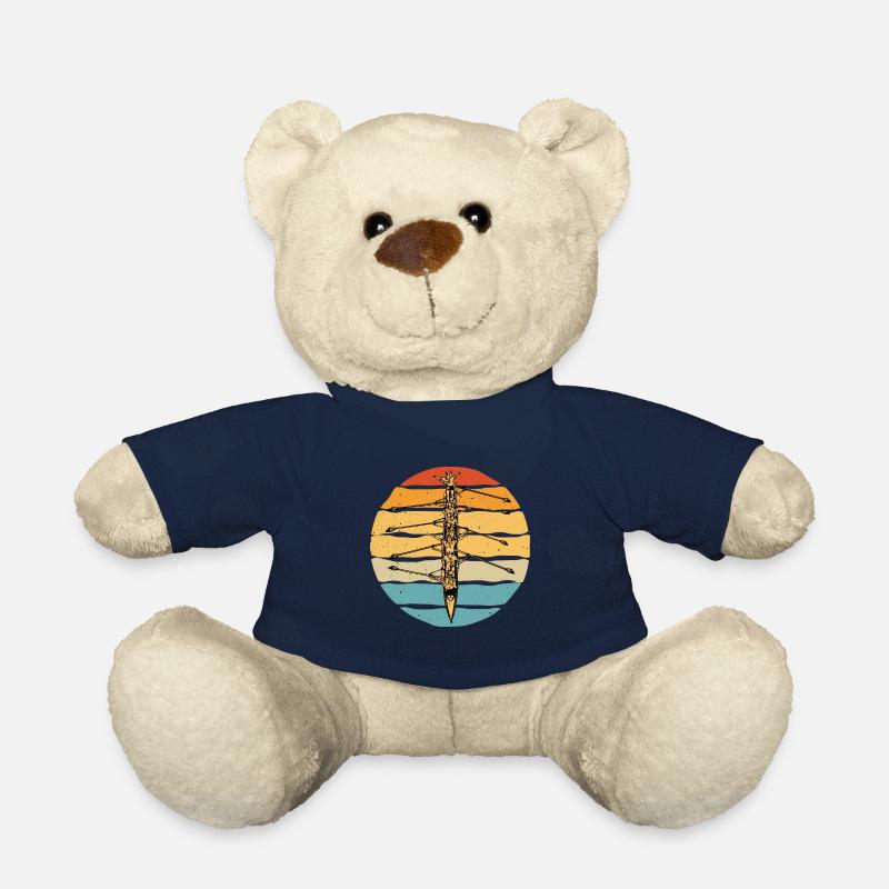 Rameur Aviron Aviron Bateau Aviron Aviron Canoë Cadeau - Nounours - bleu marine