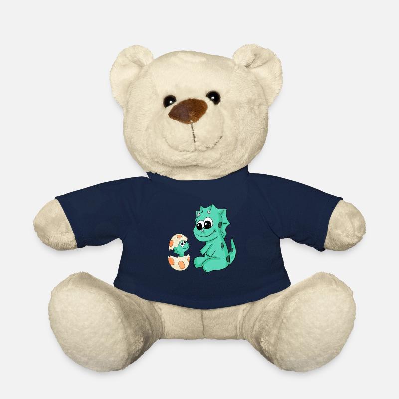 Dinosaurs with Baby Dinosaurs - Teddy Bear - french navy