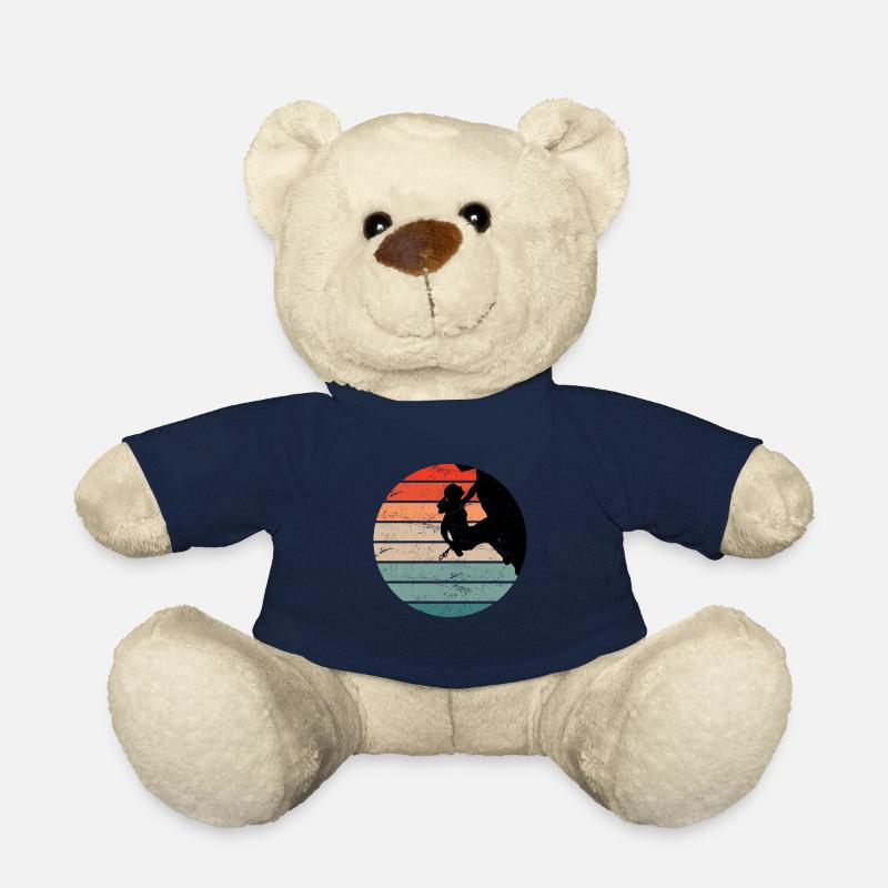 Climbing Rock Climbing Climbing Bouldering - Teddy Bear - french navy